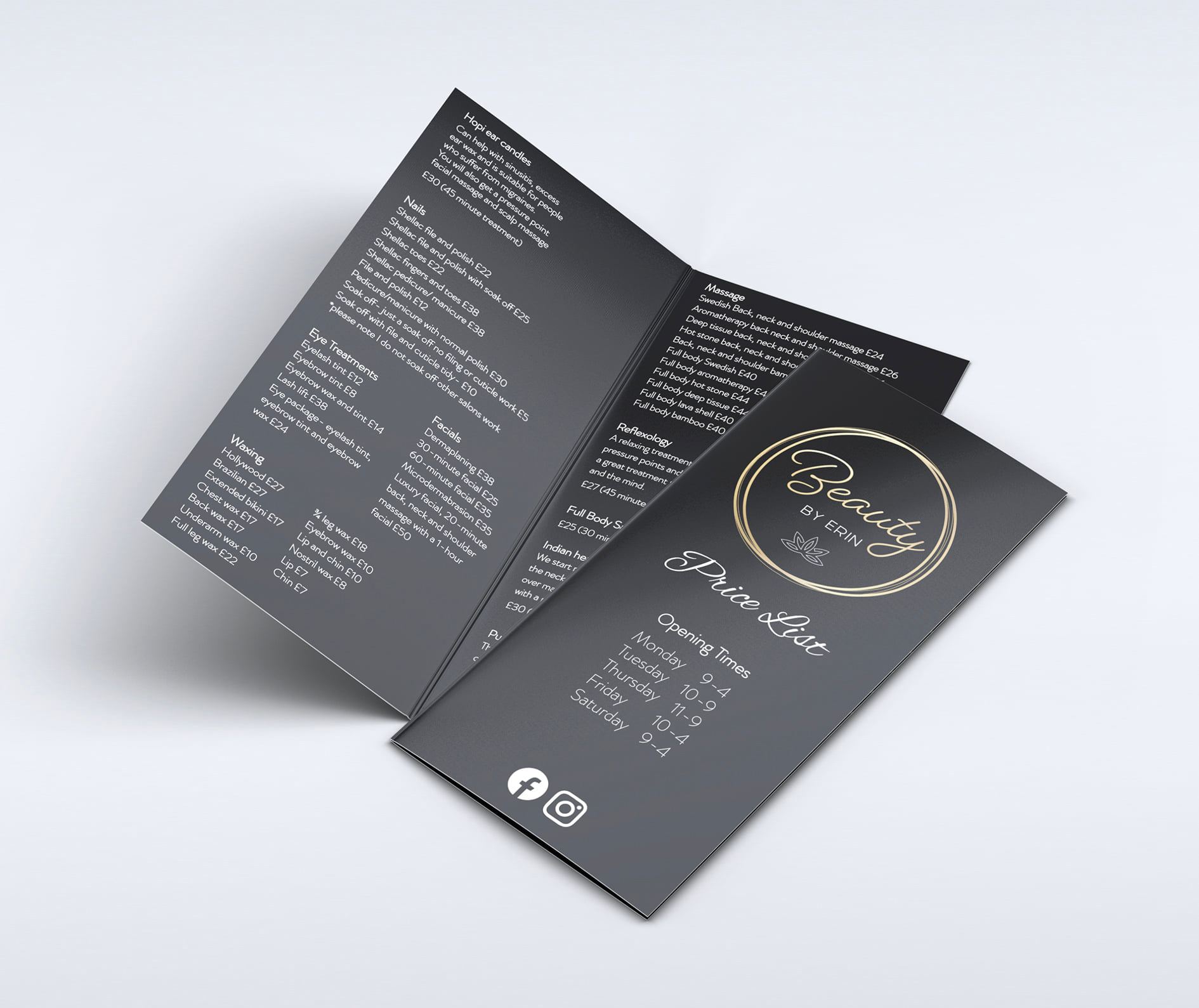 Beauty By Erin Price Lists